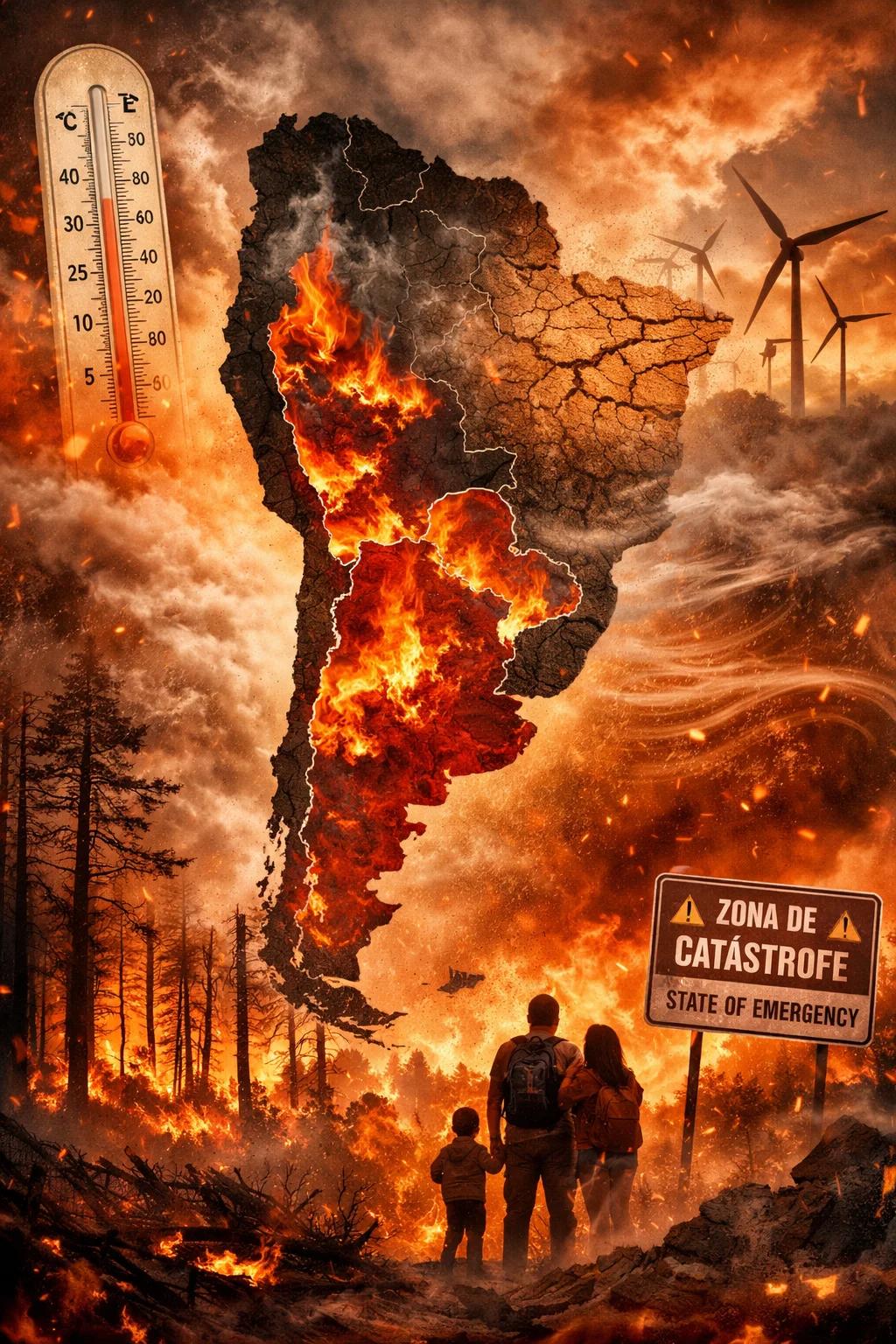 Mega incendios en el Cono Sur: el cambio climático acelera una nueva ...