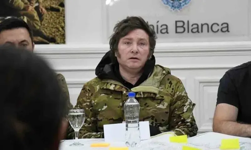 Javier Milei en Bahía Blanca