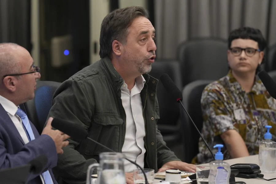 Enrique Viale en la audiencia pública