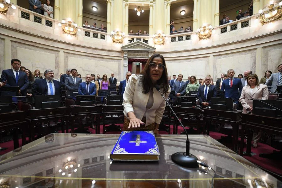 Carolina Moisés jura en la vicepresidencia primera del Senado